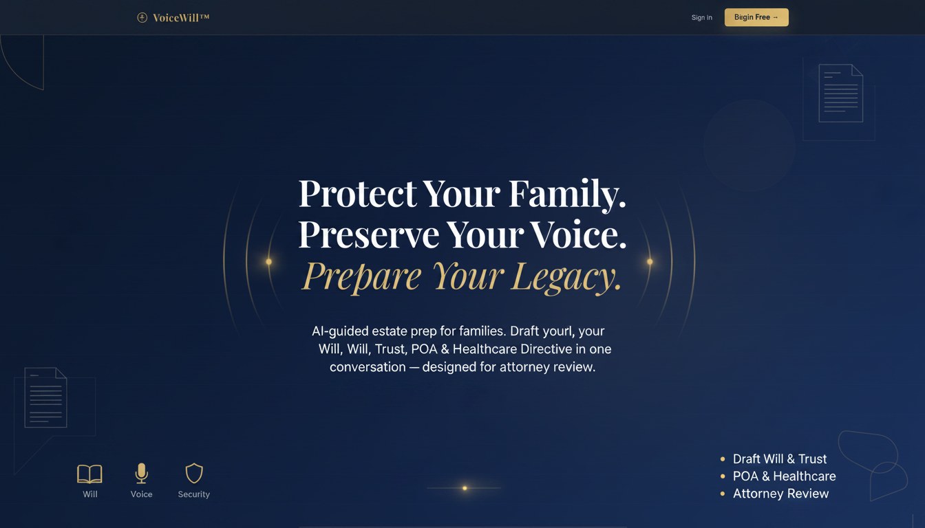 voicewill.app screenshot